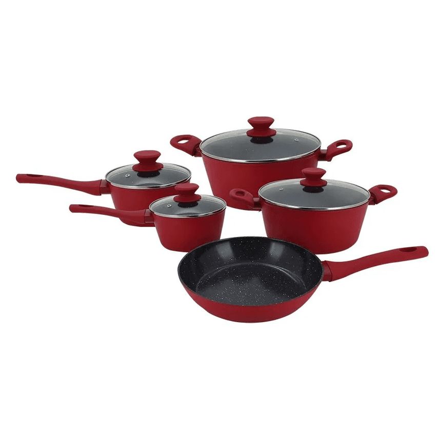 Conjunto De Panelas Rubi 5 Peças Indução Cerâmica Mimo Style