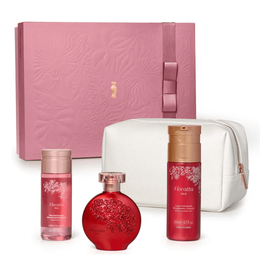 Kit Presente Dia das Mães Floratta Red (4 itens)