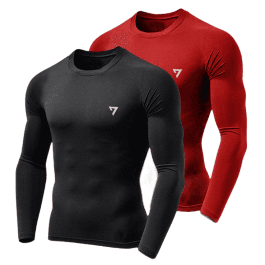 Kit 2 Camisetas Térmicas Masculina Segunda Pele Camisa Uv50