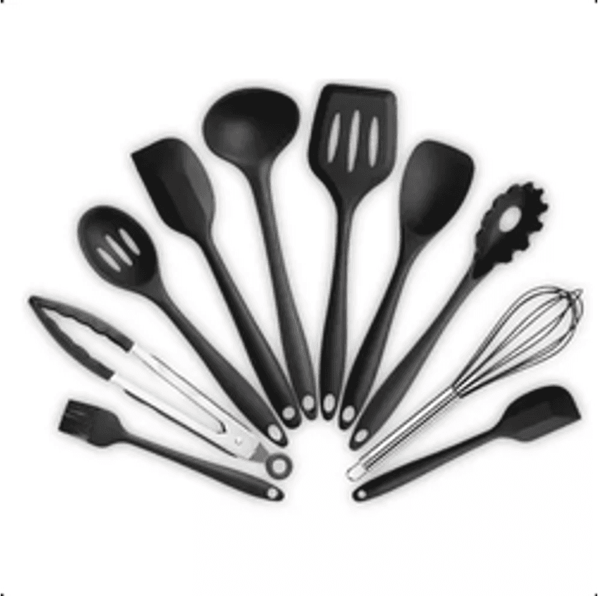Conjunto Utensílios Profissional 10 Peças Cozinha Silicone