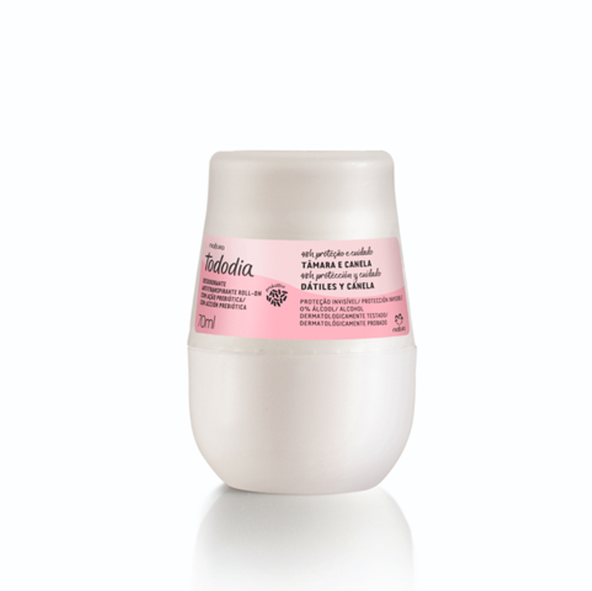 Desodorante Antitranspirante Roll-on Tododia Tâmara E Canela