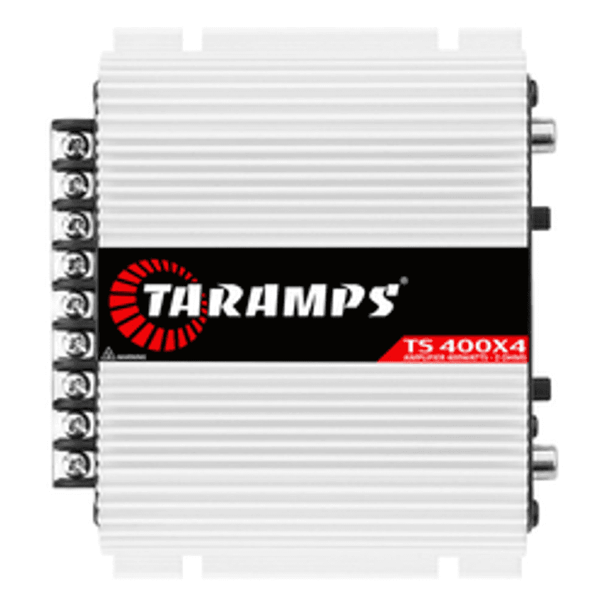 Modulo Taramps Ts400x4 Amplificador Som Automotivo 400w 2 Ohms Digital 400rms 4 Canais Entrada Rca Potencia Carro Moto Caminhonete Picapes SUV T400 Ts 400 Watts Estereo, Sub, Falante, Drivers, Tweters