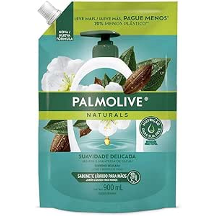 Sabonete Líquido Palmolive Naturals Suavidade Delicada 900ml