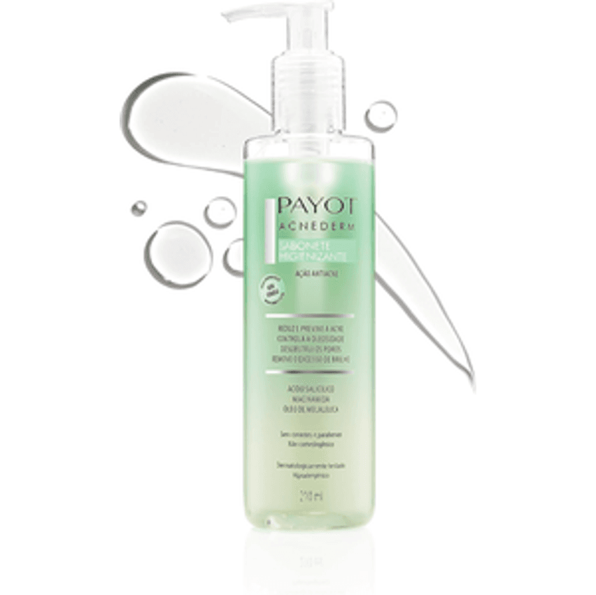 Payot Sabonete Higienizante Acnederm Payot Verde 210 Ml