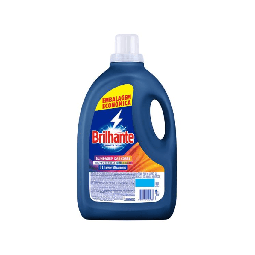 Sabão Líquido Brilhante Limpeza Total 5L