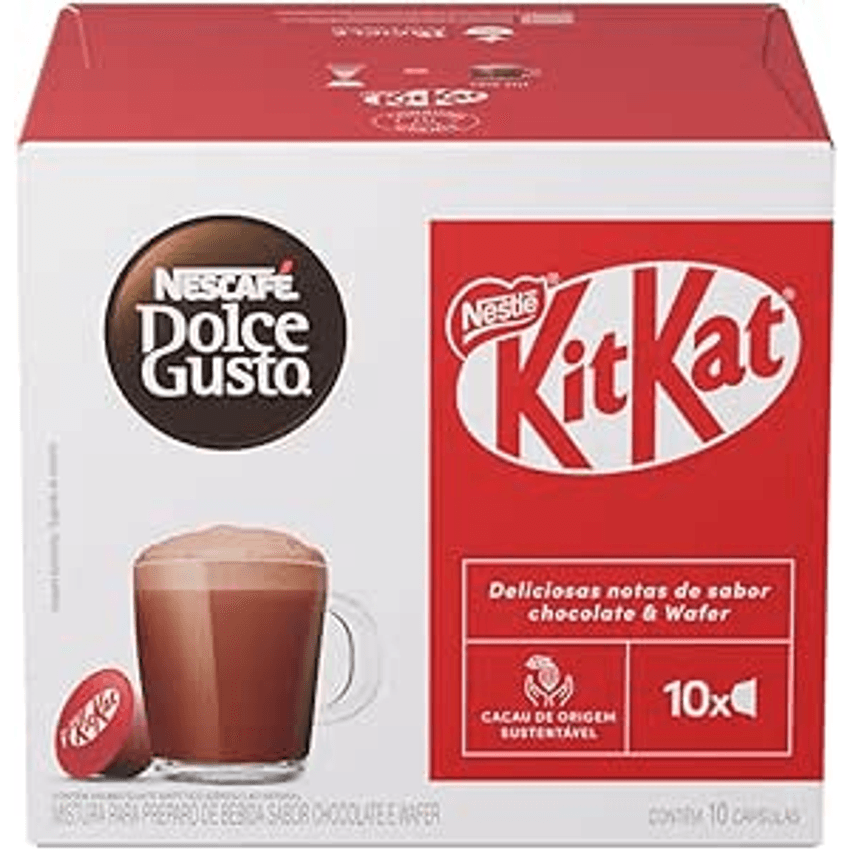 Cápsula Dolce Gusto Kit Kat 10 Cápsulas - Nestlé