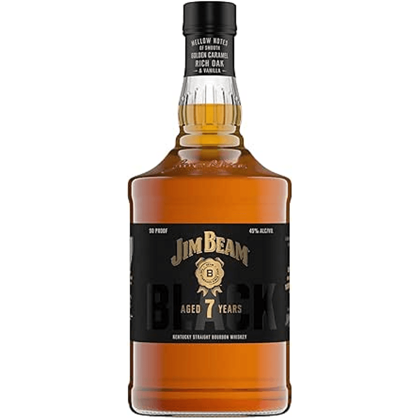 Whiskey Bourbon Americano Jim Beam Black Extra Aged 7 anos 1L