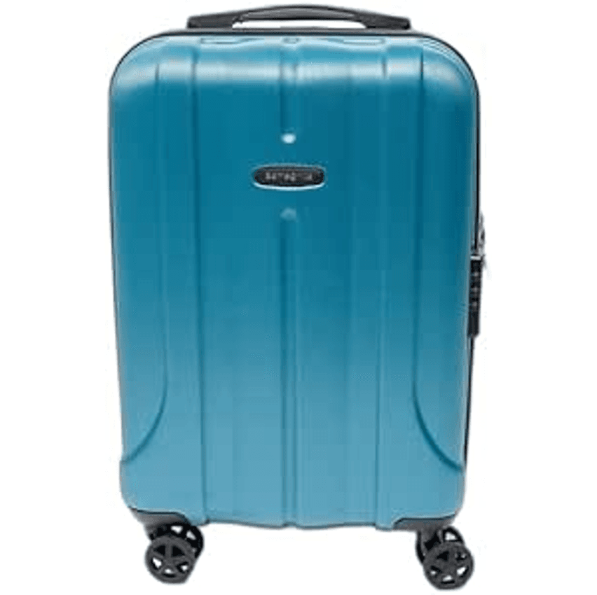 Samsonite - Mala de viagem Fiero ABS, Pequena, Azul petróleo