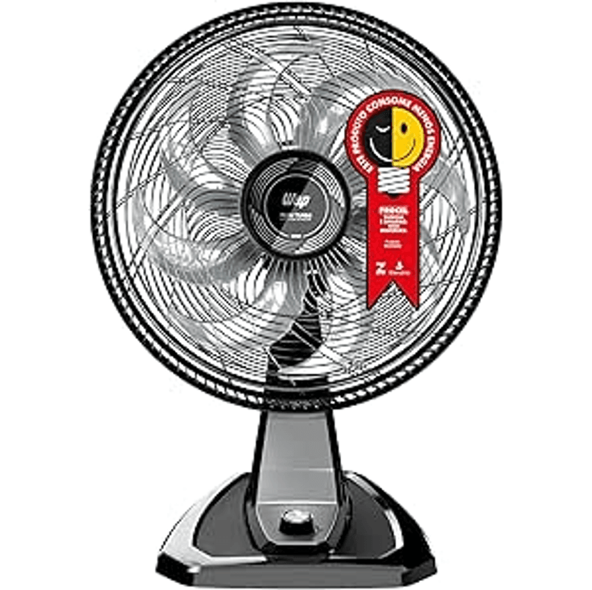 WAP Ventilador de Mesa e Parede 50cm FLOW TURBO, com Tecnologia Silenciosa e Econômica, 8 Pás e 3 Velocidades, 180W 127V