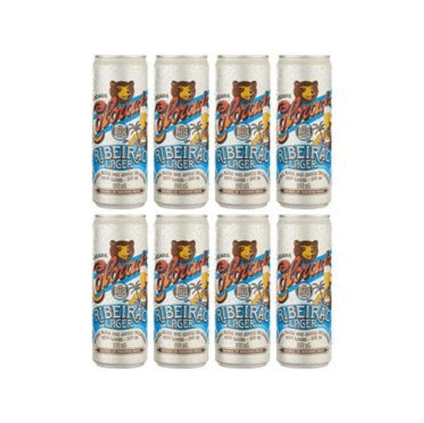 Cerveja Colorado Ribeirão Lager Lata 350ml - 8 Unidades