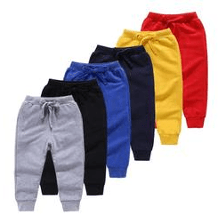 Combo De 6 Calças Infantil De Moletom Grosso Flanelado
