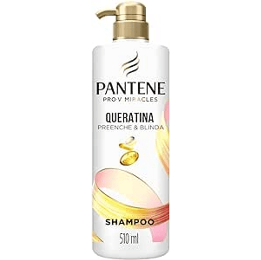 Pantene Shampoo Queratina 510 ml