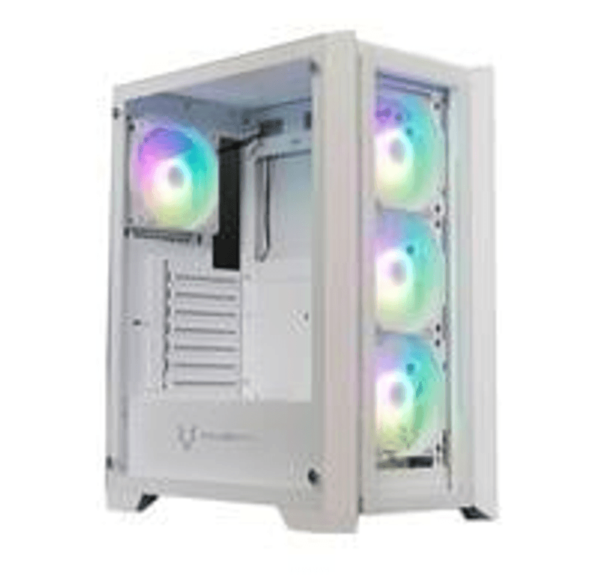 Gabinete Gamer Husky Dome 100, Mid Tower, ATX, Lateral e Frontal em Vidro, Branco - HGN100BR