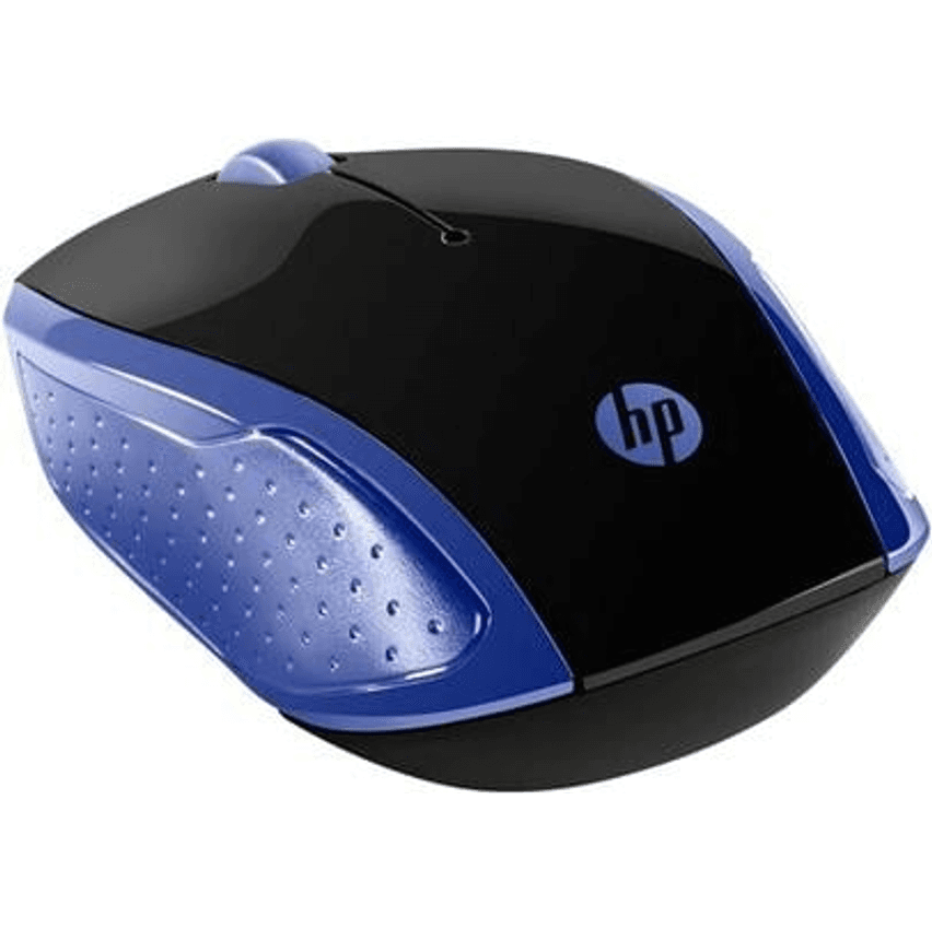 Mouse Sem Fio HP 200 Oman Azul - Sensor Óptico Ambidestro Receptor Nano 2,4Ghz Resoluções até 1000 DPI - 2HU85AA