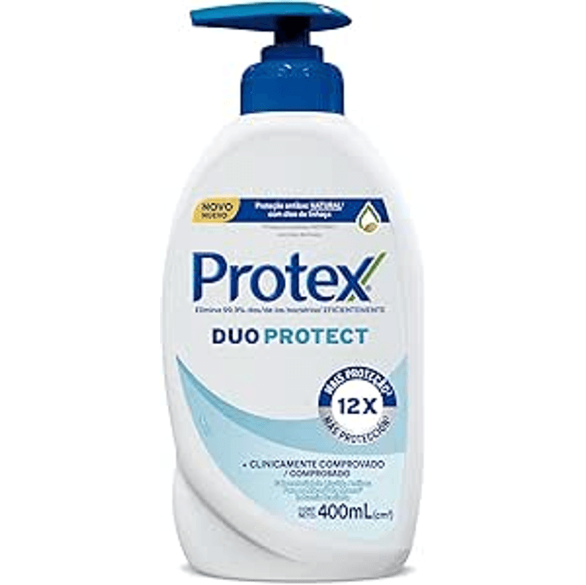 Sabonete Líquido Antibacteriano para as Mãos Protex Duo Protect Duo Protect 400ml