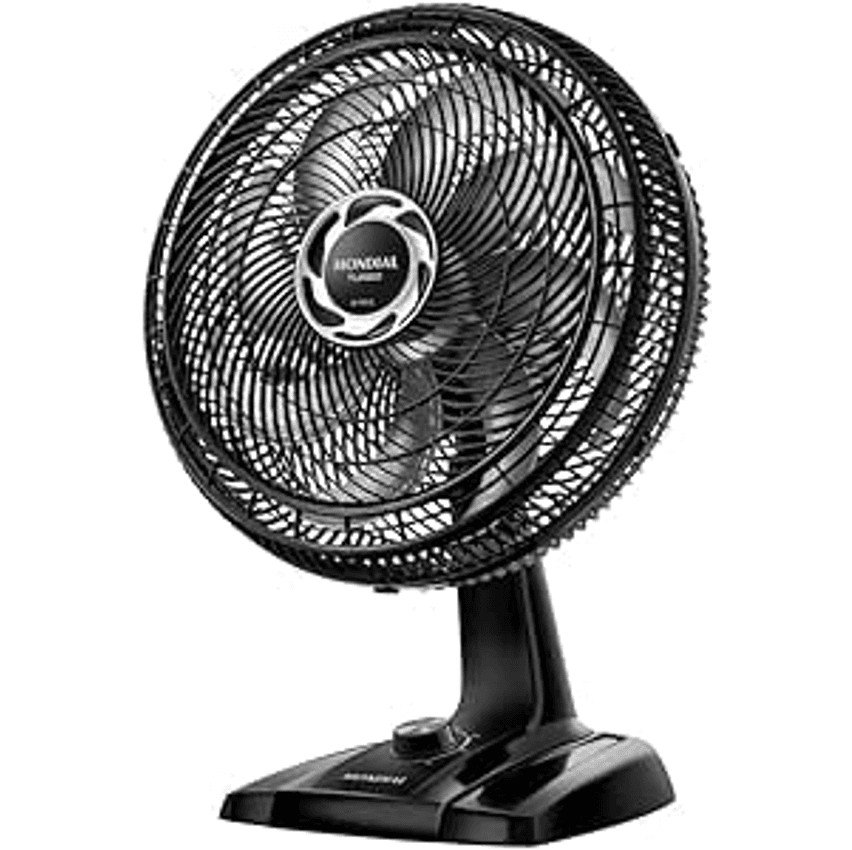 Ventilador De Mesa 40cm Turbo, Mondial, Preto/prata, 140w, 110v - Nvt-40-8p-b