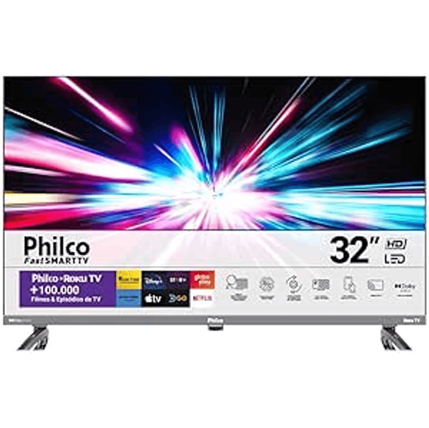 Smart TV 32 Philco PTV32K34RKGB LED Roku TV