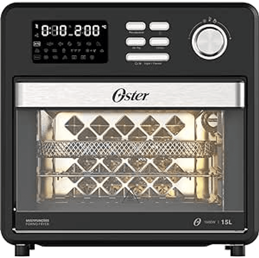 Forno E Fryer Oster Compact 10 Em 1 Ofor160 De 15 Litros E 1600w De Potência - 220vofor