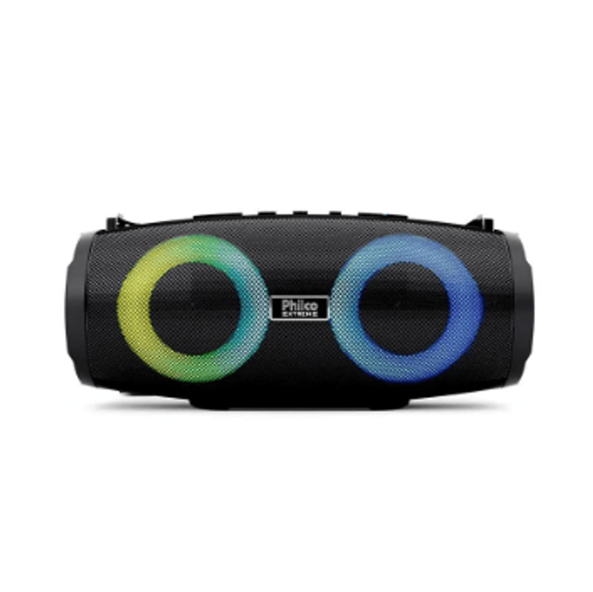 Caixa de Som Philco PBS45BT Extreme, 40W, Bivolt, Bluetooth 5.0, USB, Preto - PBS45BT