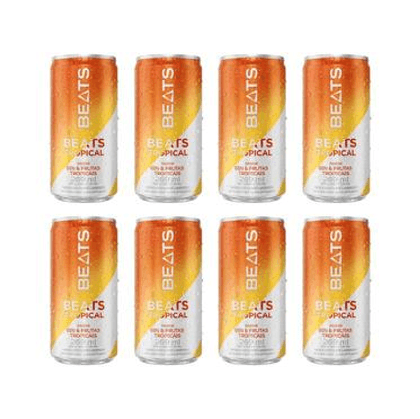 Bebida Mista Beats Tropical Gin e Frutas Tropicais - 269ml 8 Unidades