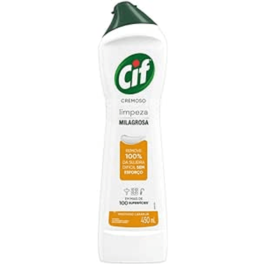 Cif Laranja - Higienizador Cremoso 450 Ml