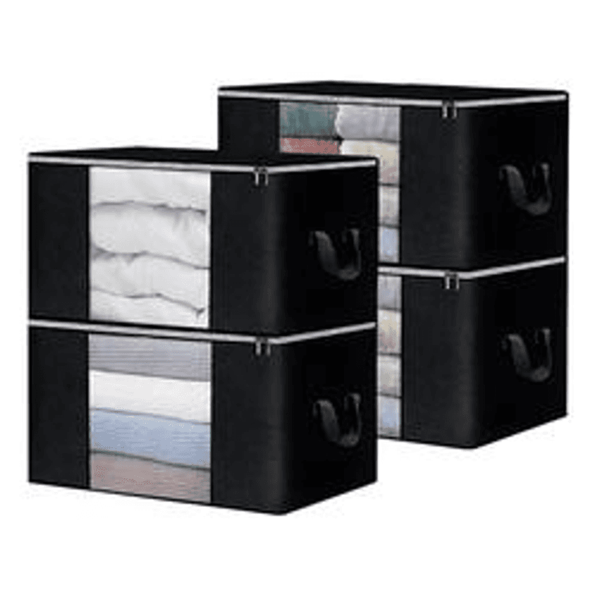 Kit 4 Saco Organizador Edredon Cobertor Multiuso Dobrável