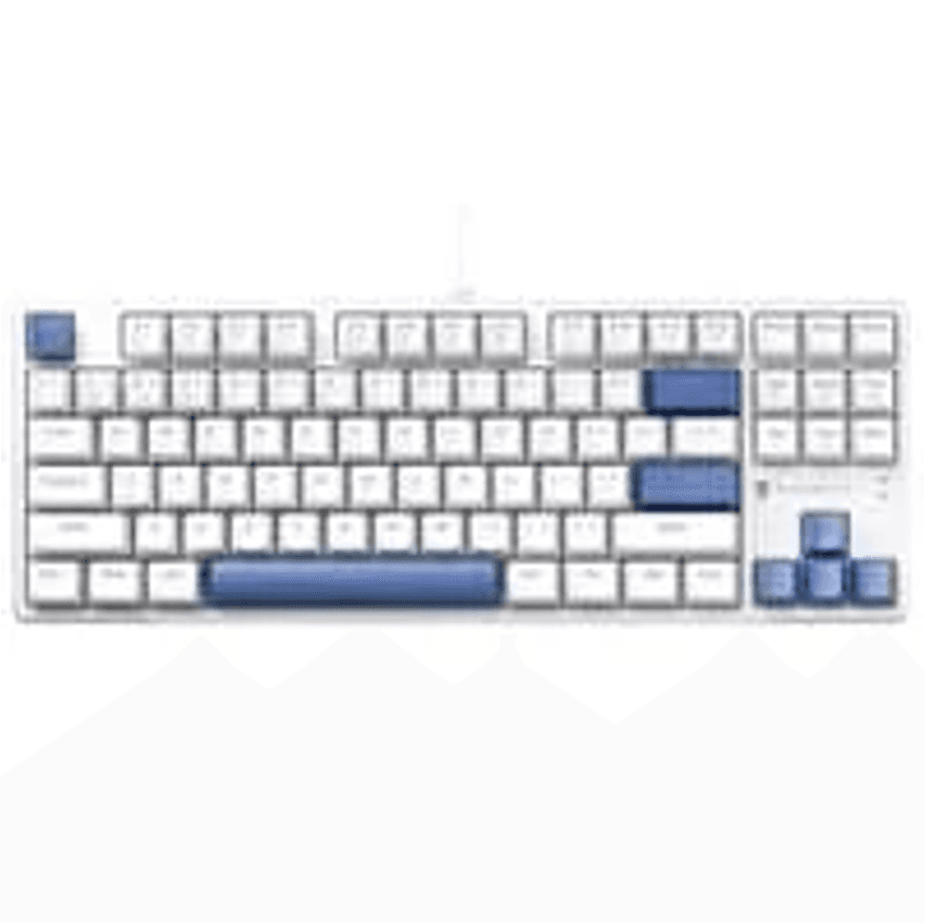 Teclado Mecânico Gamer Machenike K500B-B87, Switch Brown, ABNT Azul - K500B-B87BBR