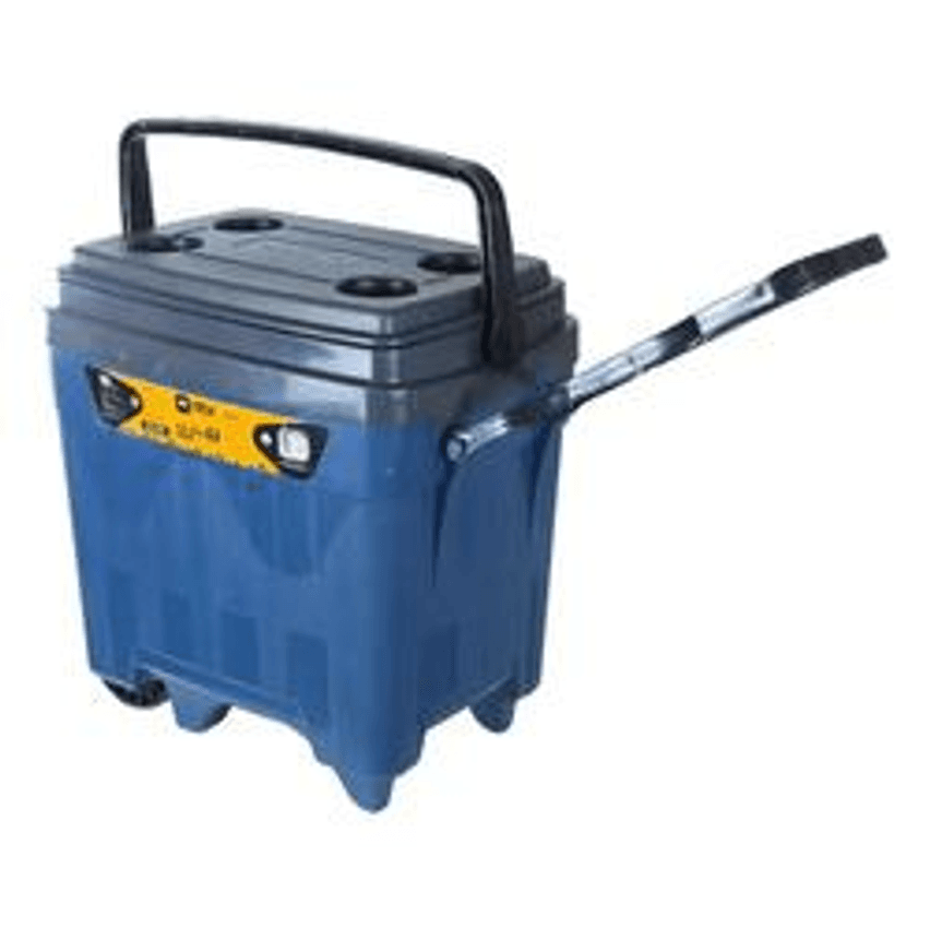 Caixa Térmica Ice Box De 34 Litros Com Rodas Azul Nautika