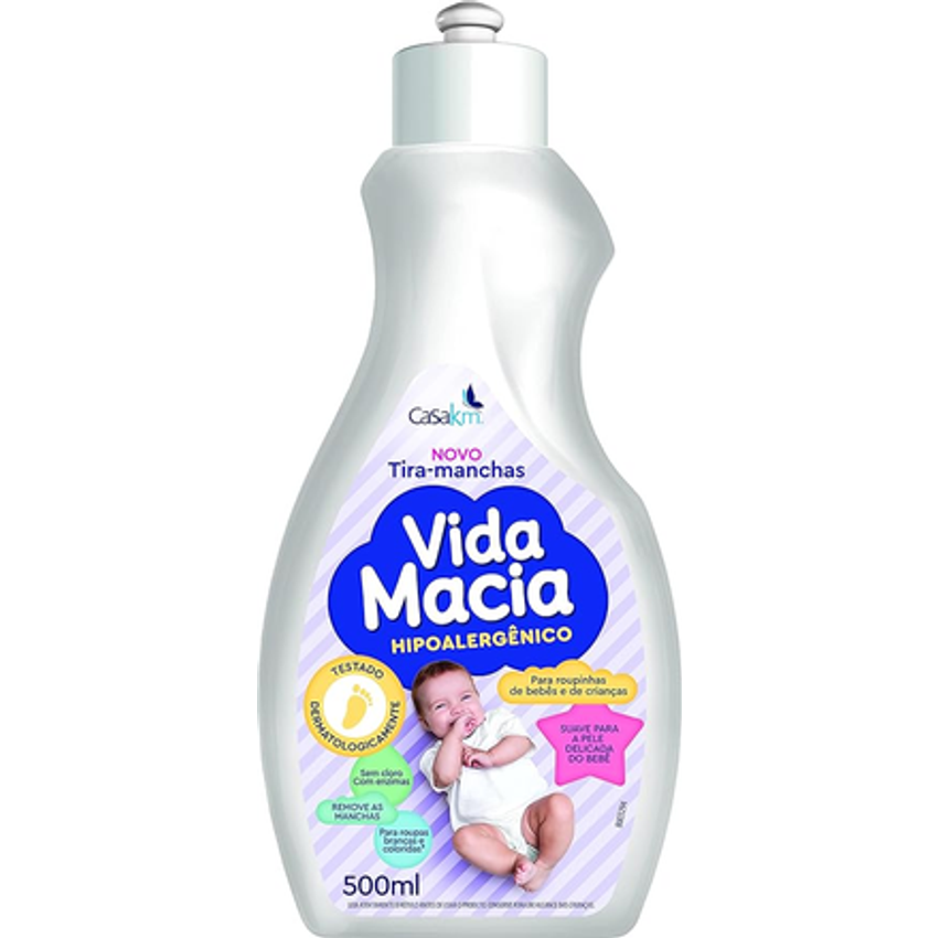 Casa Km Vida Macia - Tira Manchas Líquido, 500ml