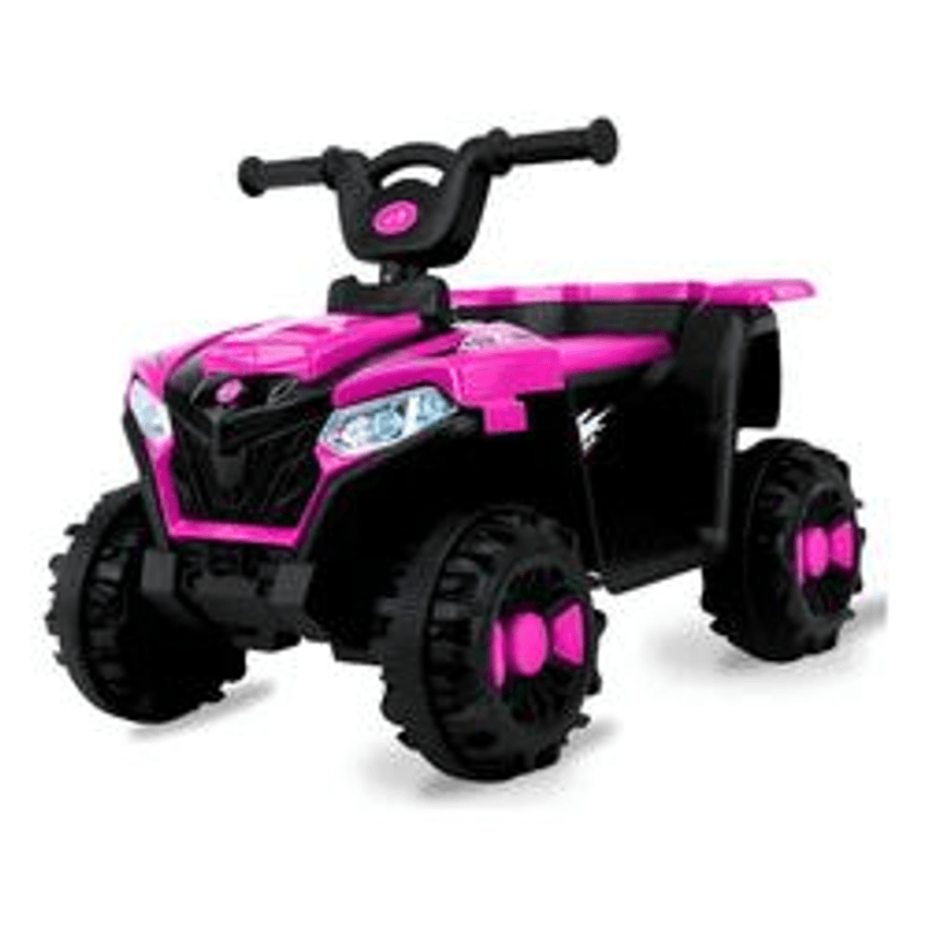 Quadriciclo Com Pedal Elétrico 6v Som E Farol Led Rosa Cor Rosa-pink Voltagem Do Carregador 127/220v