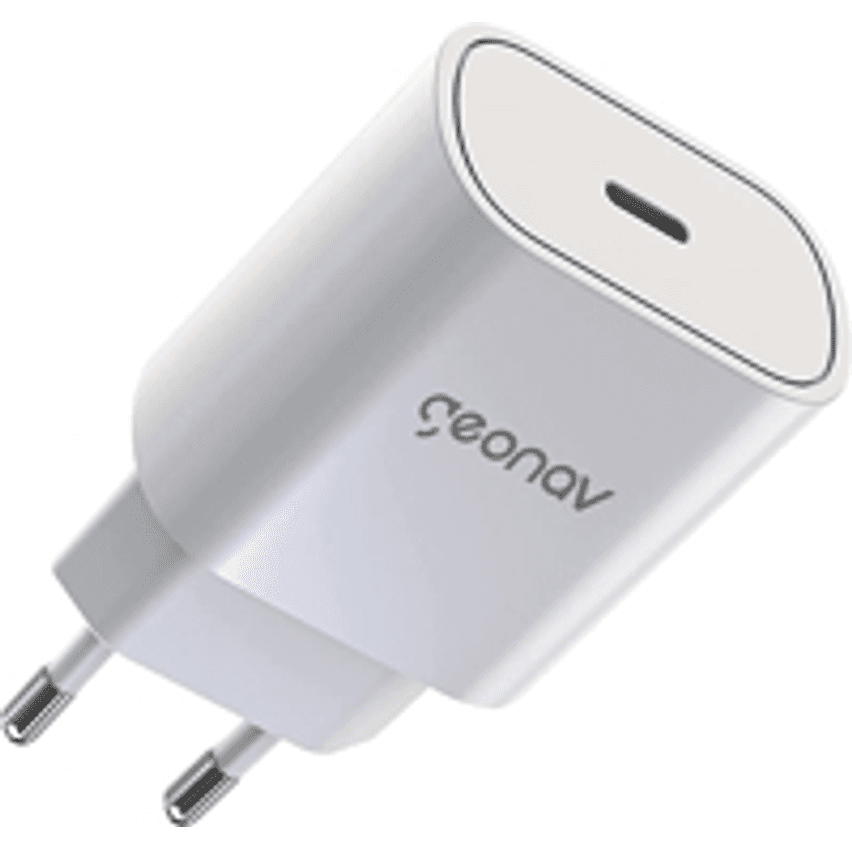 Carregador Universal Ultra Rápido, Power Delivery 25W, 1 Porta USB-C, Branco, CH25PDWT, Geonav