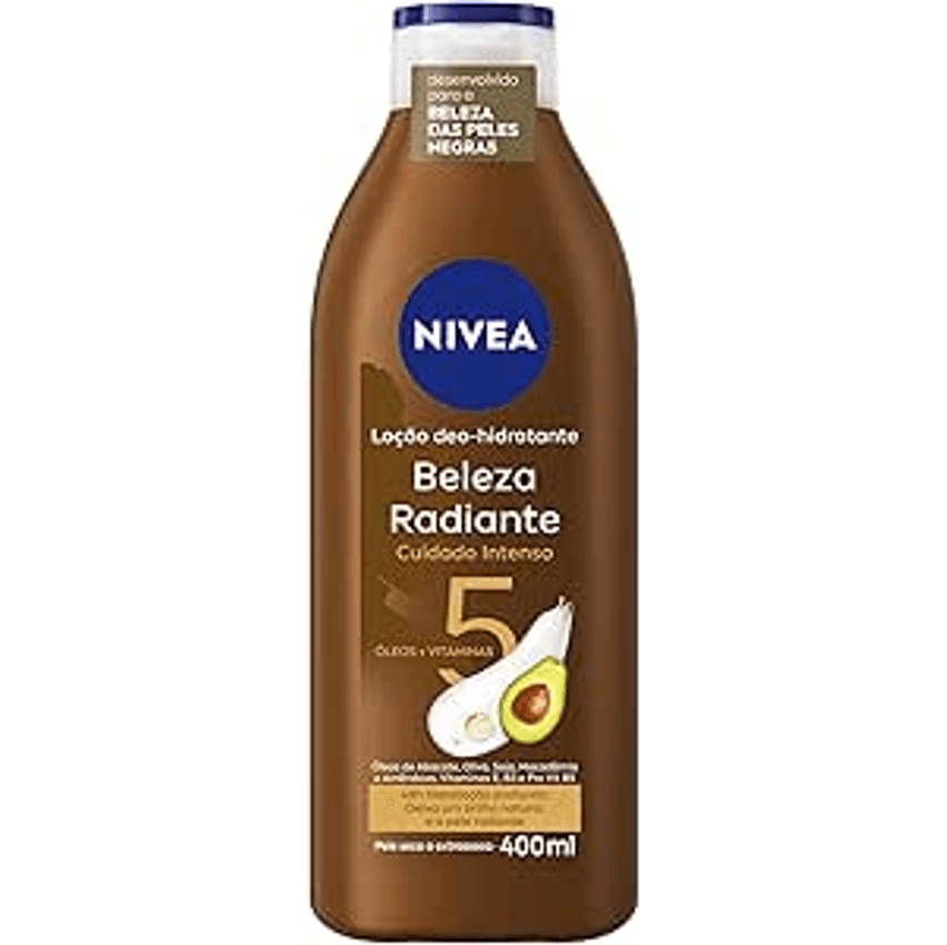 NIVEA Hidratante Desodorante Beleza Radiante Cuidado Intenso 400ml