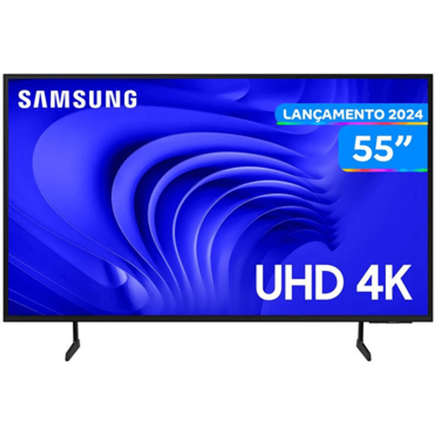 Smart TV 55” 4K UHD LED Samsung 55DU7700 - Wi-Fi Bluetooth Alexa 3 HDMI