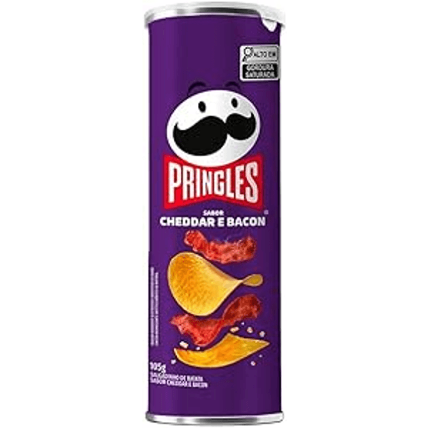 Salgadinho Batata Frita Pringles® Cheddar e Bacon 105g