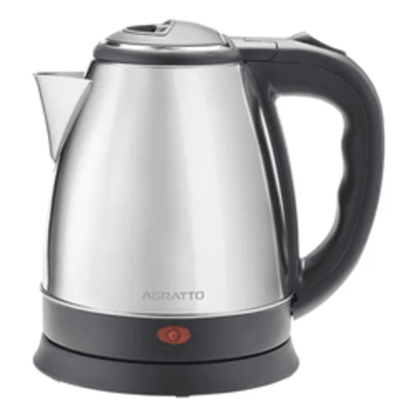 Chaleira Elétrica Agratto 1,8l Ce-01 Pratic Inox Preta 127v