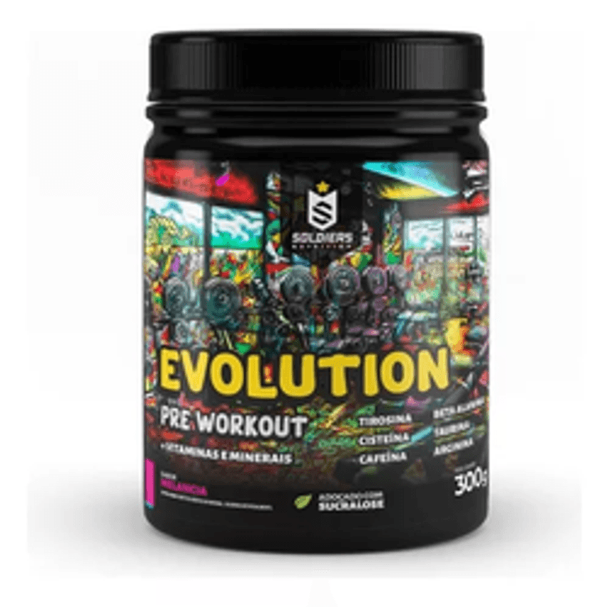 Evolution 300g Soldiers Nutrition Aminoácidos Sabor Melancia