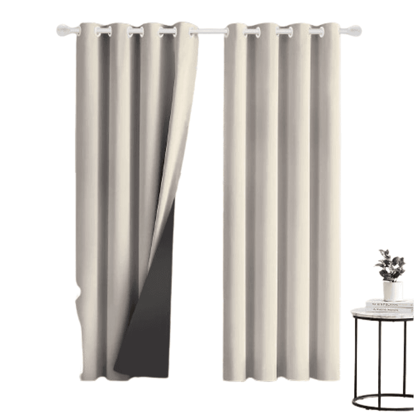 Cortina Blackout Corta Luz Blecaute 2,80 X 2,30 Sala/quarto Fabritex Enxovais Cor Creme