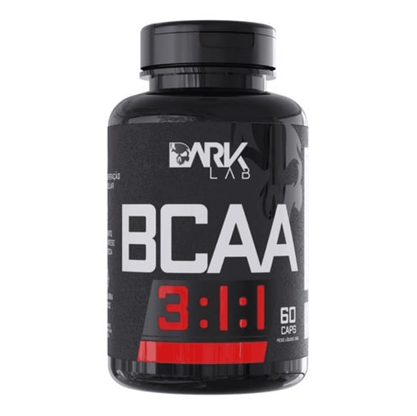 Bcaa 3:1:1 60 Caps Dark Lab Leucina Valina E Isoleucina Sabor Sem sabor