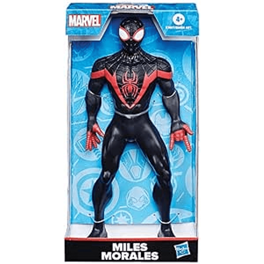 Marvel, Boneco Miles Morales Olympus, Preto e vermelho