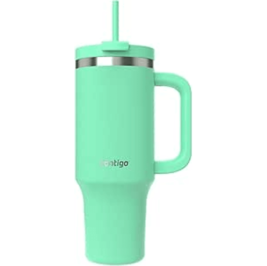 Contigo Streeterville 40oz Tumbler, Stainless Steel Vacuum Insulated, Leak-Proof, Cold for 29 Hours, Reef
