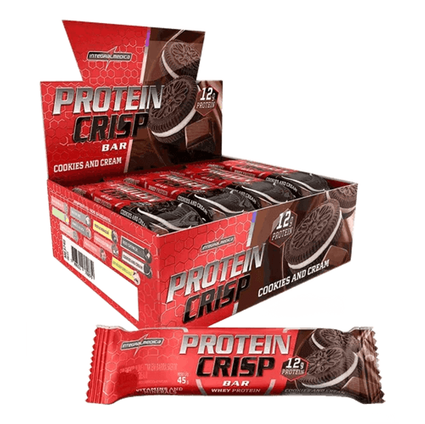 Protein Crisp Bar Caixa C/ 12 Integralmedica