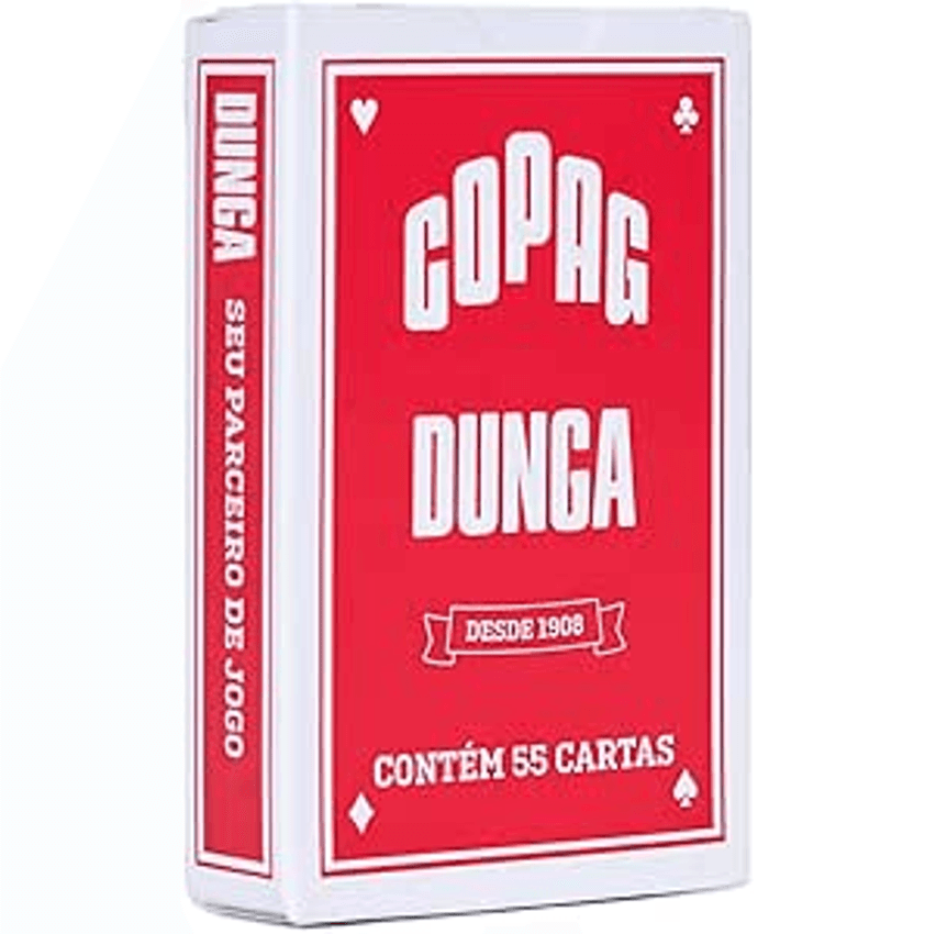 Baralho Dunga Naipe Convencional - Vermelho, Copag