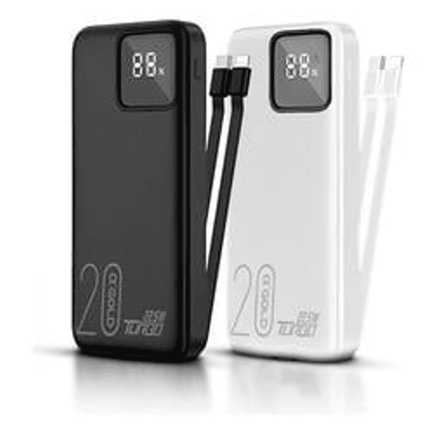 Power Bank Carregador Portátil Turbo 20.000mah Com Anatel