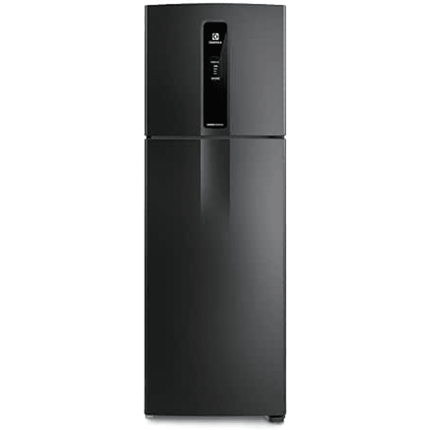 Geladeira Electrolux Frost Free Inverter 390L Efficient AutoSense Duplex Black Inox Look (IF43B) - 220V