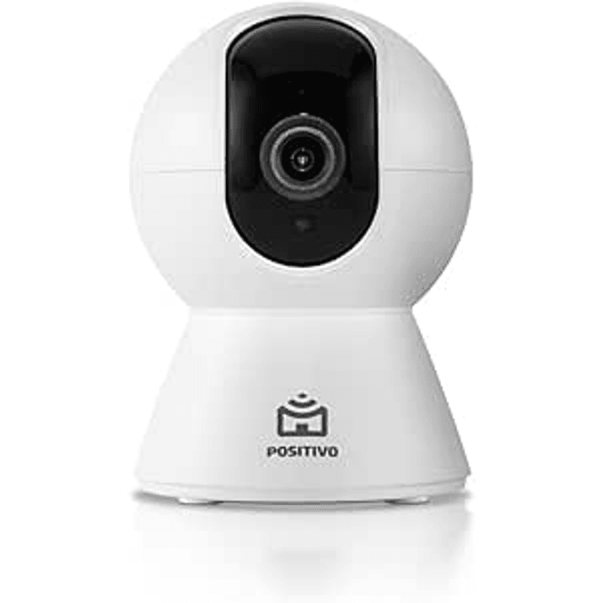 Smart Câmera Bot Wi-Fi 360° Positivo Casa Inteligente 2ª Geração, 1080p Full HD, 15 FPS, Detecção de Movimentos, Visão Noturna, Áudio Bidirecional - Bivolt, Compatível com Alexa