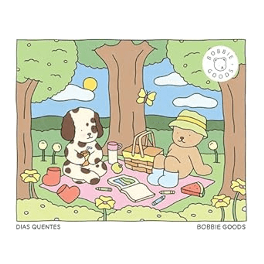 Livro - Dias quentes (Spring Summer) – Livro de colorir oficial Bobbie Goods