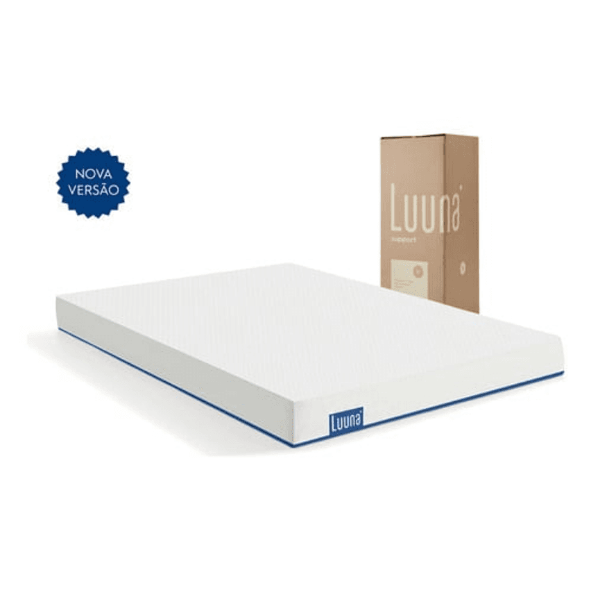 Colchão Queen Luuna Support, 2 Espumas, Ortopédica e Térmica, Firme