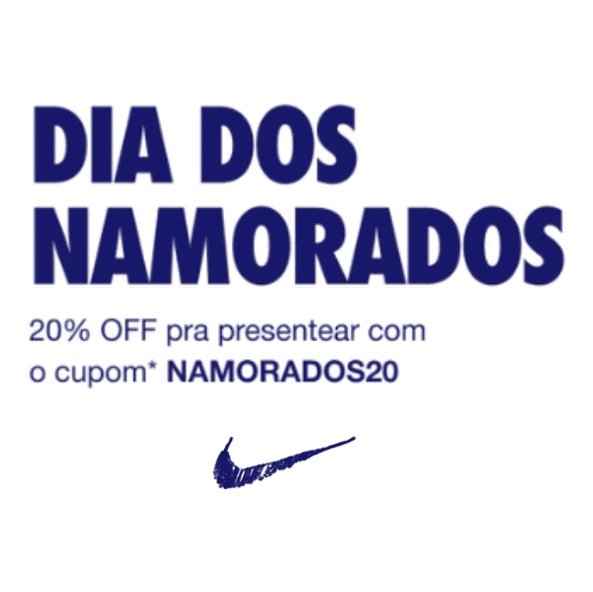 Seleção NIKE com até 70% OFF + 20% Extra do Cupom