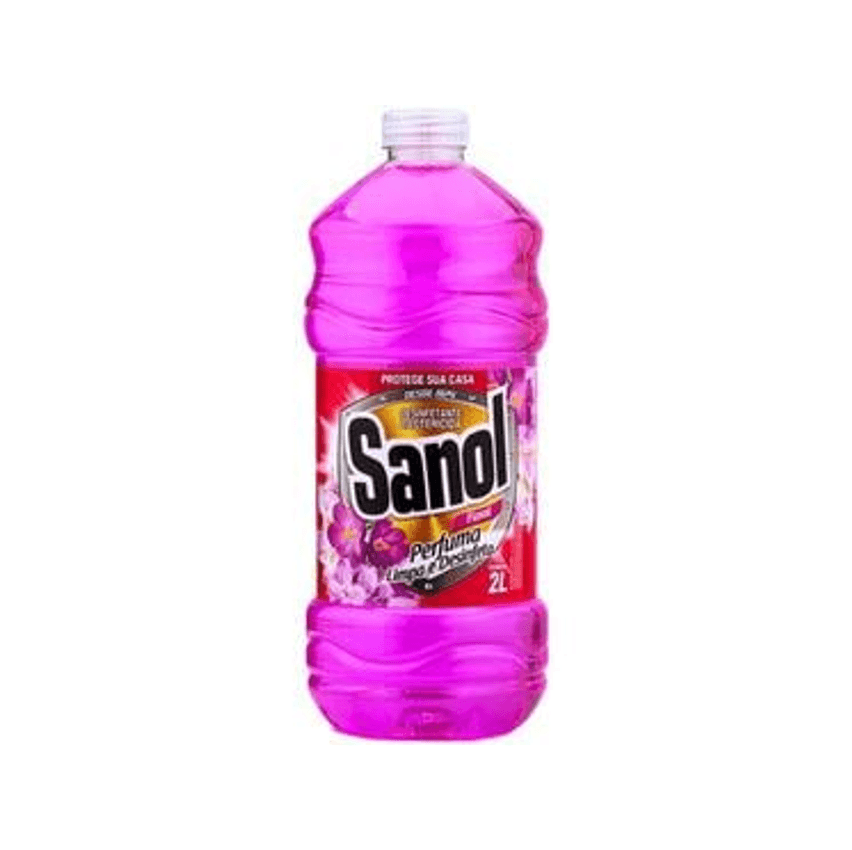 Desinfetante Líquido Sanol 2001 Concentrado Floral 2L