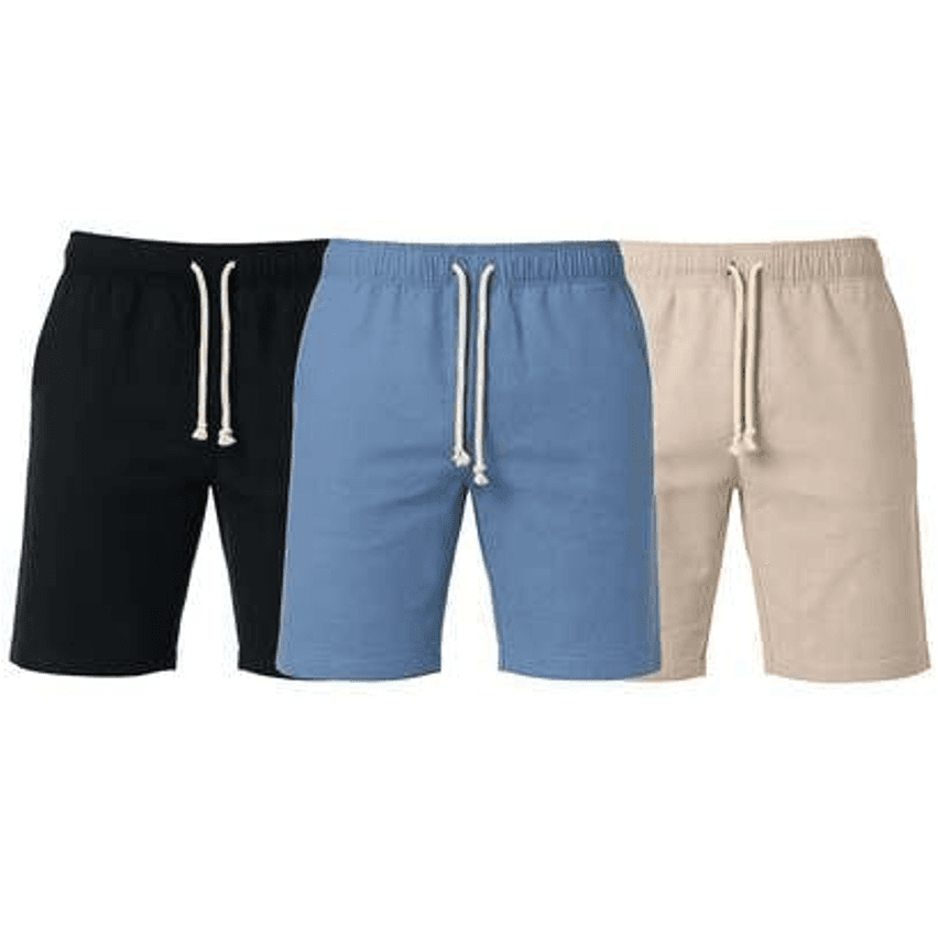 Kit 3 Short Masculino Mauricinho Bermuda De Linho Básica